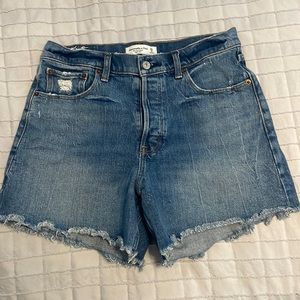 Abercrombie womens jean shorts